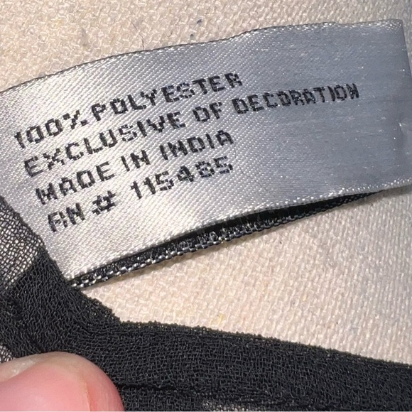 Sequined kimono top woman’s black evening wrap cover up - Picture 12 of 15